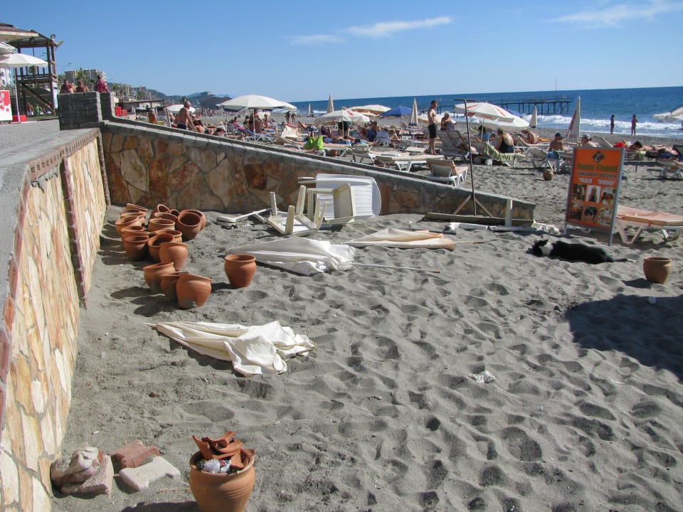 Müll am strand Prestige Alanya