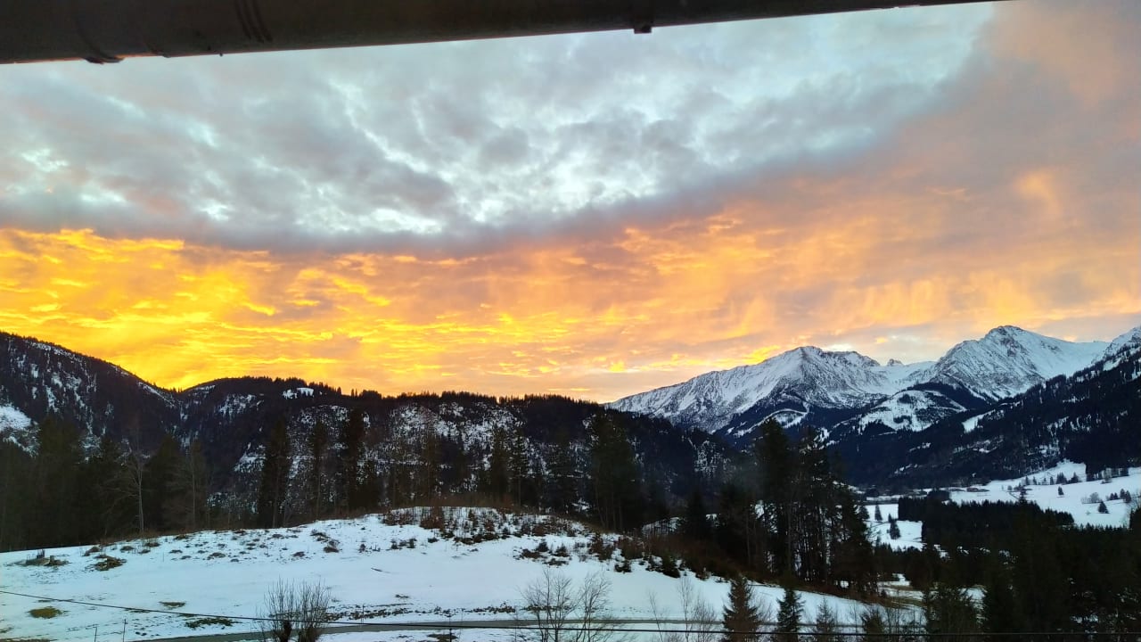 Ausblick Bauernhof Haus Edelweiss