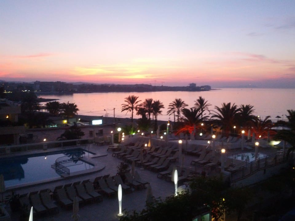 Blick vom balkon Hotel Osiris