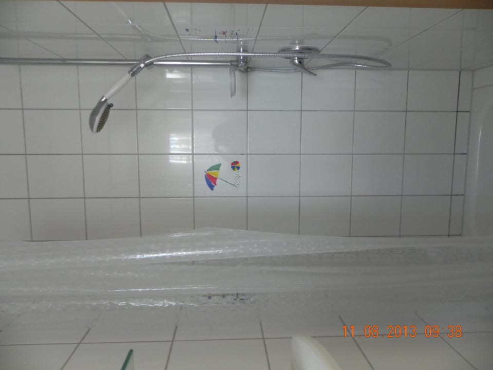 Wie zu erkennen, die Dusche Ferienwohnung Villa Romantica