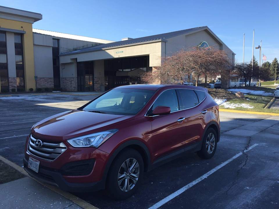 Vom Parkplatz aus Hotel La Quinta Inn & Suites Romulus Detroit Airport