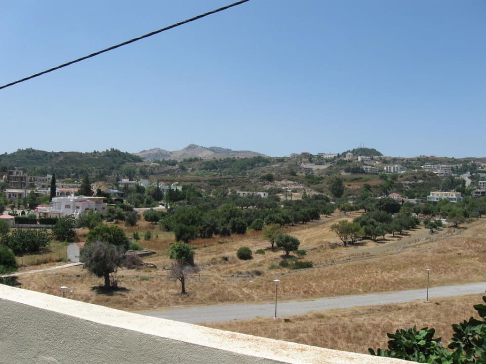 Ausblick von der Terrasse Telhinis Hotel