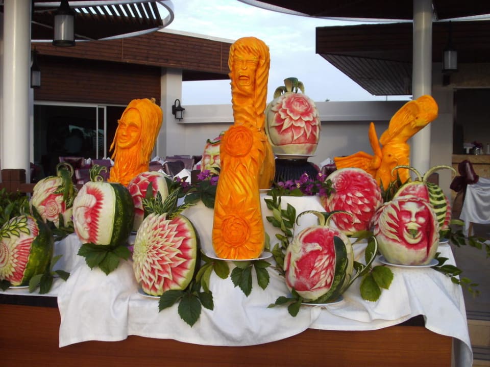 Deko beim Galaabend Sunis Evren Beach Resort Hotel & Spa