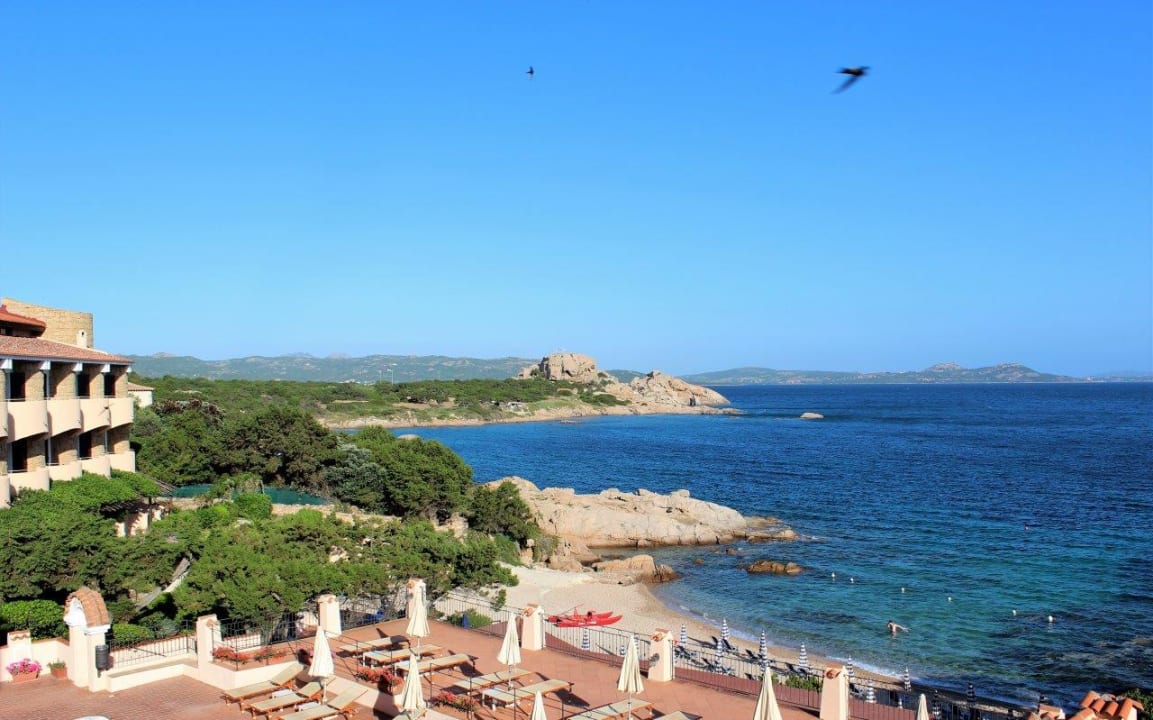Ausblick Grand Hotel Smeraldo Beach