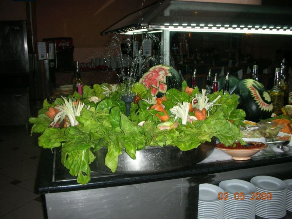 Das schön gestaltete Buffet Hotel Eden Star