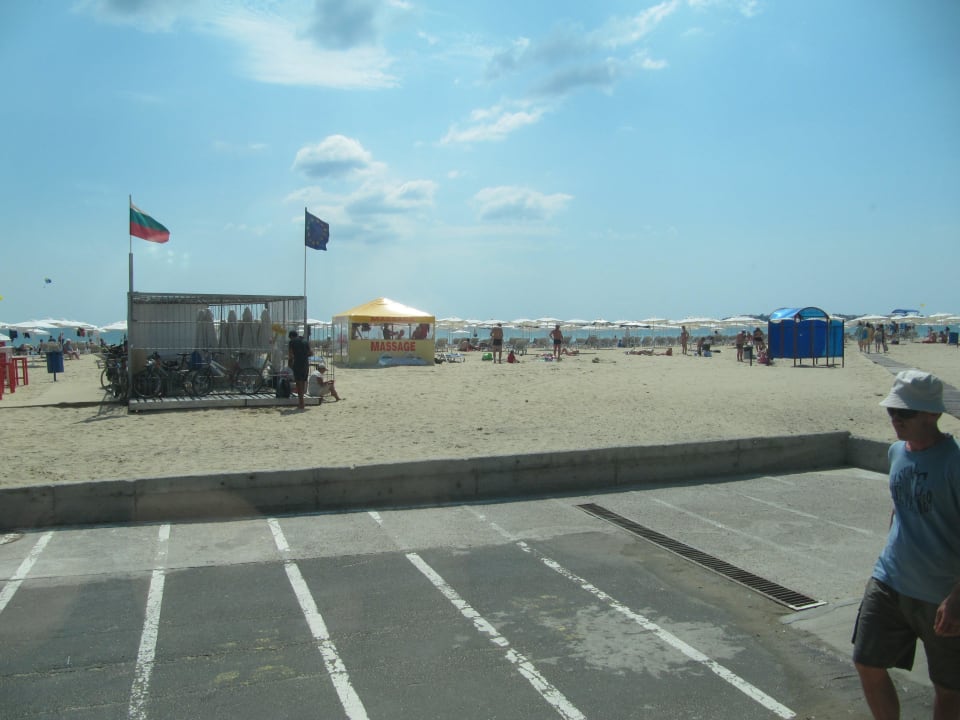 Widok na plażę Burgas Beach Hotel