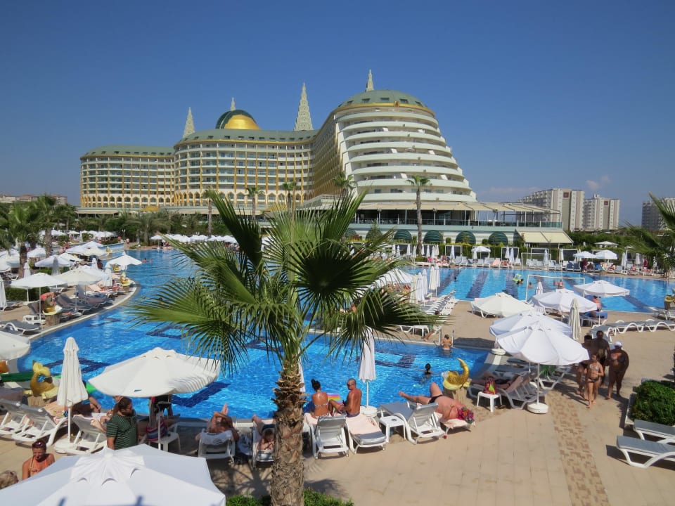 Blick vom Lyra Restaurant Hotel Delphin Imperial