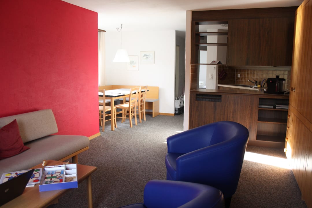 Wohnzimmer Ferienanlage Pany