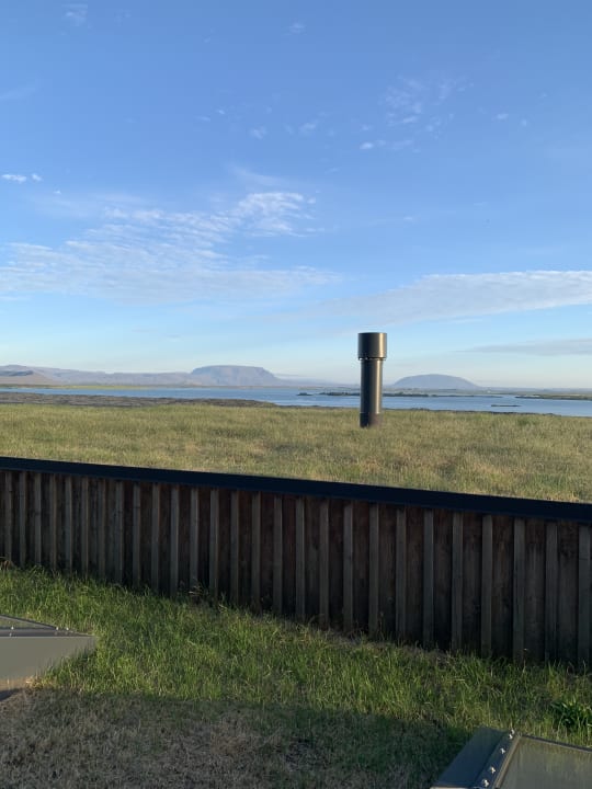 Ausblick Fosshótel Mývatn