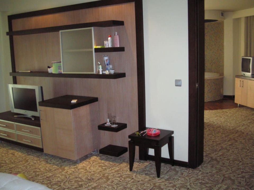 our suite with jakuzzi in bedroom Royal Wings Hotel
