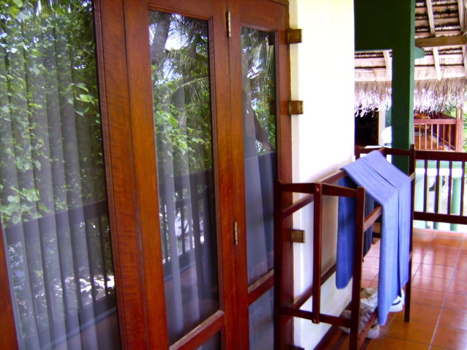 Balkon Außenseite Adaaran Club Rannalhi - All Inclusive