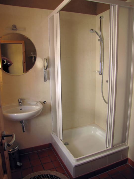 Bad mit Dusche Stadtpension Lotte