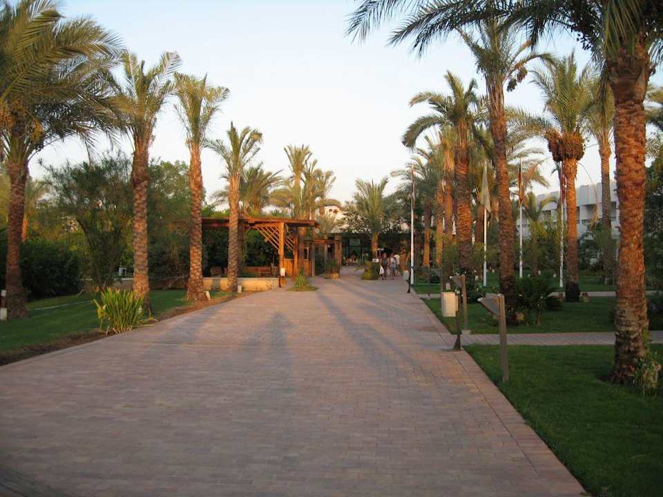 Auf dem Weg zum Beach. Vor dem Ghazala Beach Ghazala Gardens