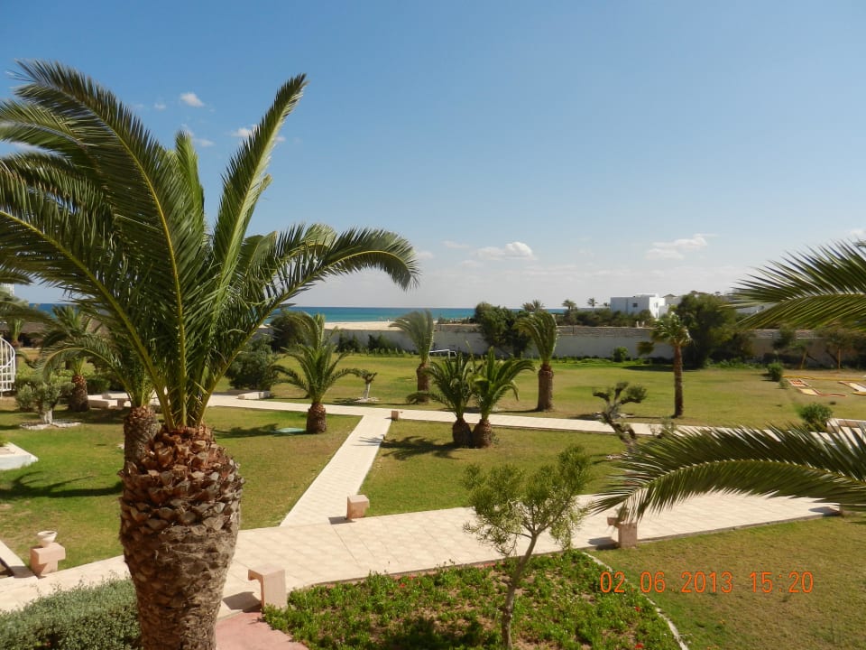 Blick vom Zimmer AQI Venus Beach