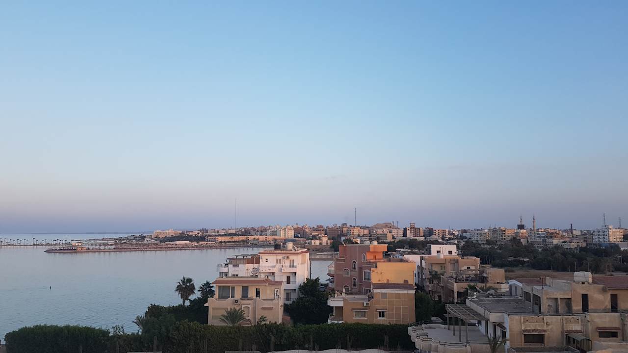 Ausblick Magic Beach Hotel Hurghada