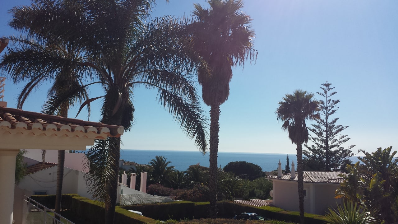 Blick von der Terasse Hotel Clube Porto Mos