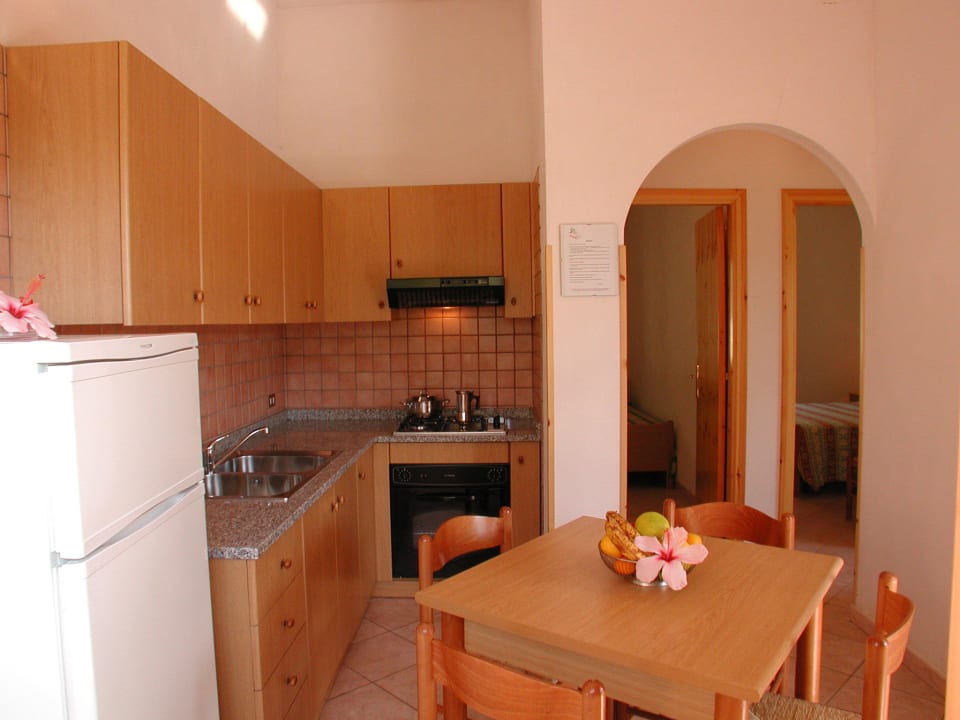 Cucina negli appartamenti Hotel Residence Rosy