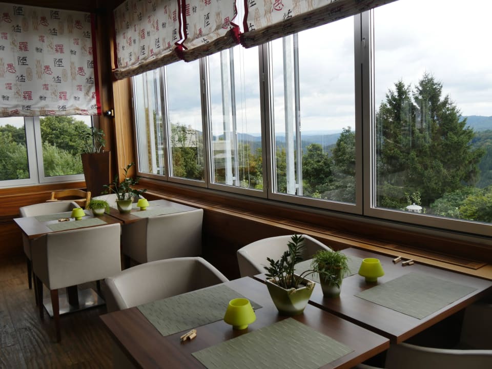 Stück der Fensterseite vom Restaurant WOK Hapimag Resort Winterberg