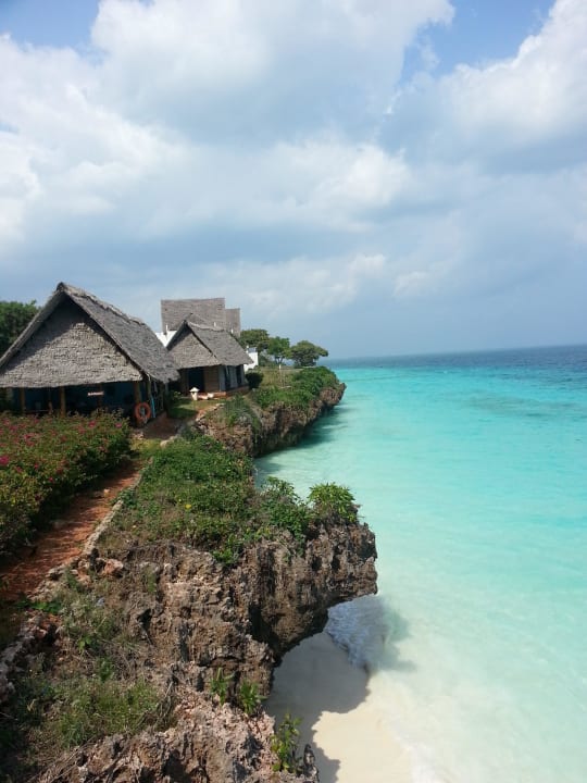 Blick vom Hotel auf einen Teil des Strandes Royal Zanzibar Beach Resort