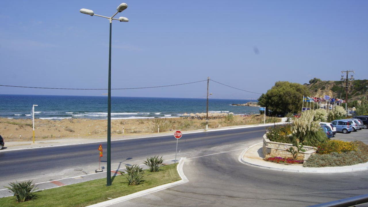 Blick zum Strand Cretan Dream Resort & Spa