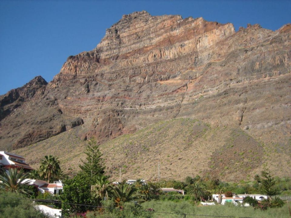 Blick aus dem Schlafzimmerfenster Hotel Los Tarajales