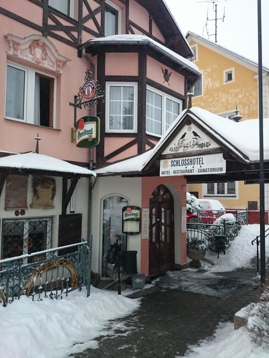 Eingang Schlosshotel Marienbad