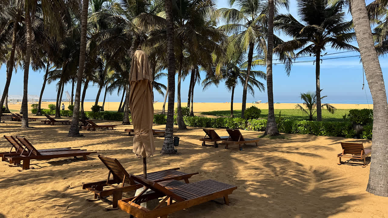 Gartenanlage Hotel Jetwing Beach