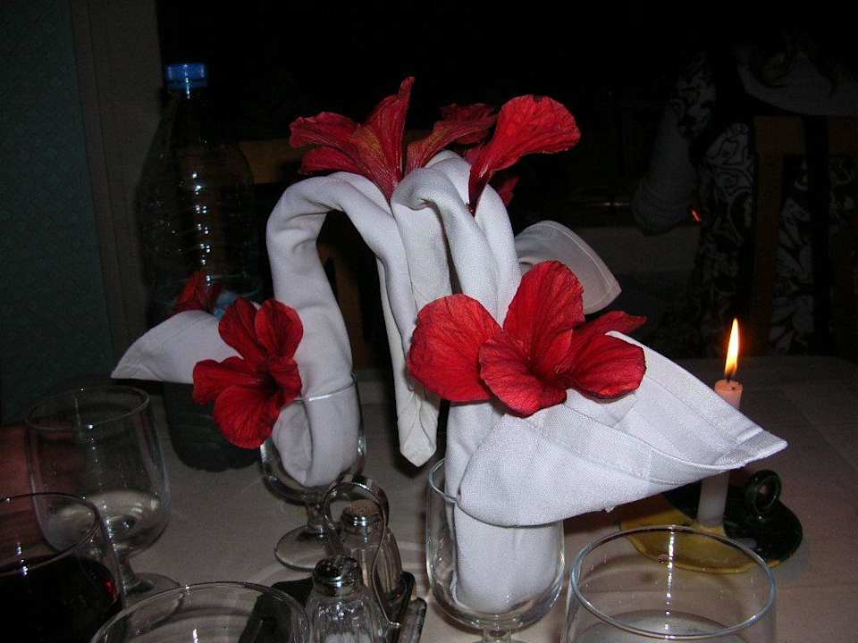 Tischdekoriert Hotel El Mouradi Djerba Menzel