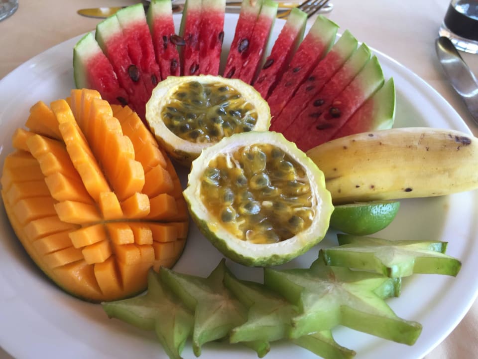 Frühstück- Obstteller Villa Safira Ayurveda Residence