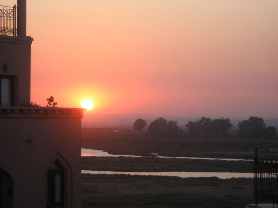 Abendstimmung vom Balkon aus gesehen Playacanela Hotel