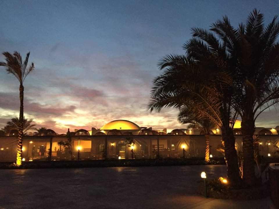 Das Palmrestaurant von außen Desert Rose