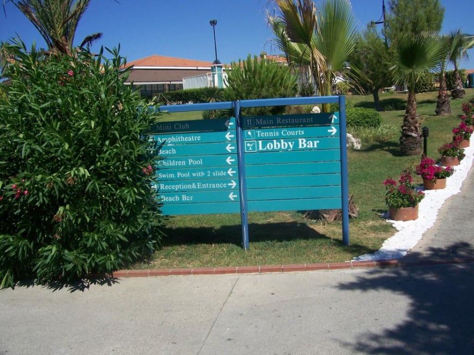 Hinweistafel Asteria Family Resort Side