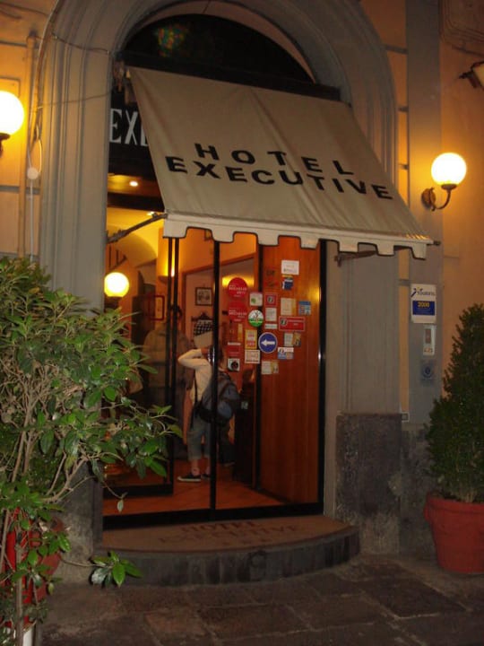 Eingang Airone Hotel