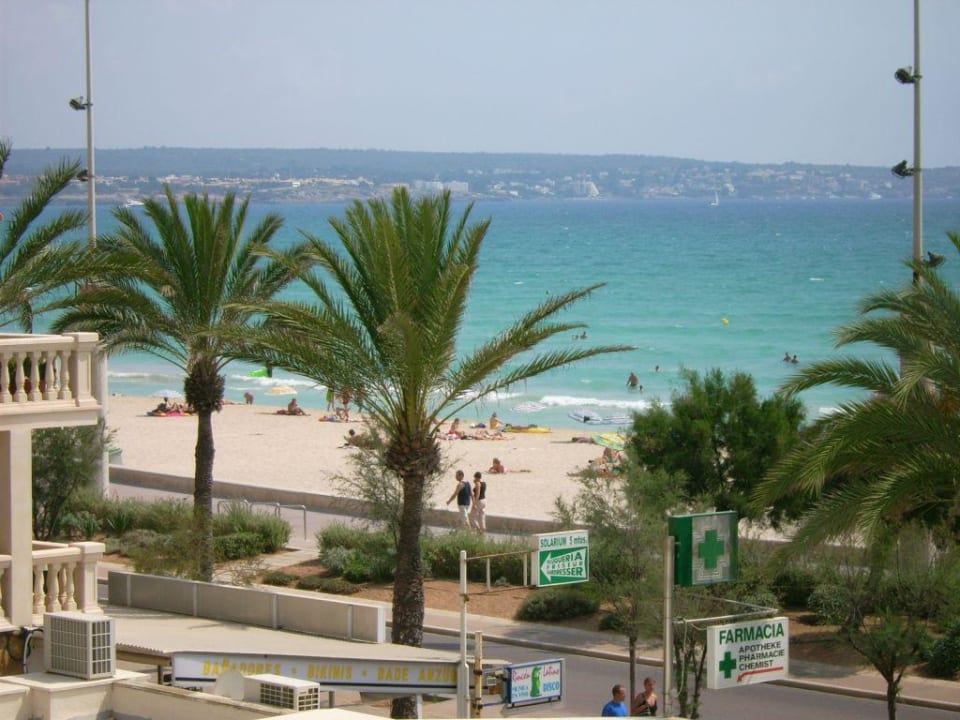 Balkonaussicht von Zimmer 223 Iberostar Waves Bahia de Palma