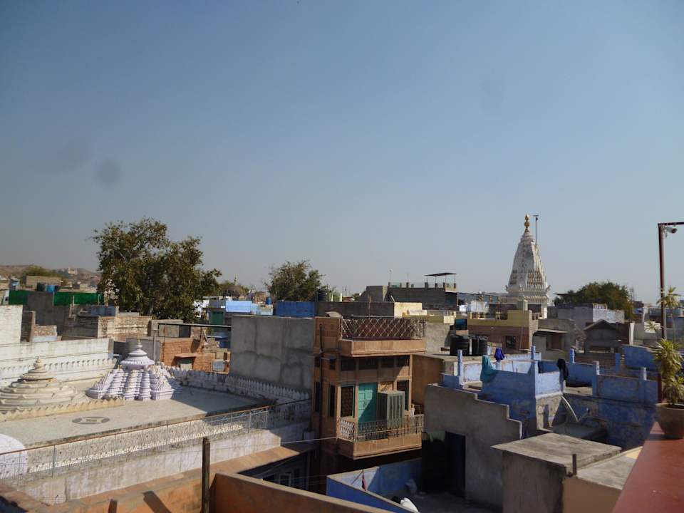 Widok z dachu Hem Guest House Jodhpur