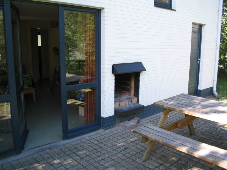 Hinter dem Haus, Außenkamin/Grill Sunparks Kempense Meren