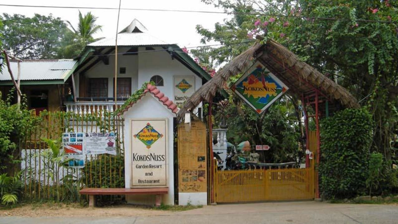 Eingang KokosNuss Garden Resort