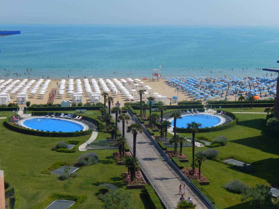 Blick vom Zimmer Almar Jesolo Resort & Spa