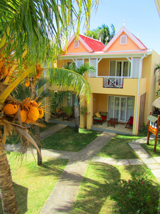 Blick vom Balkon Hotel Villas Caroline