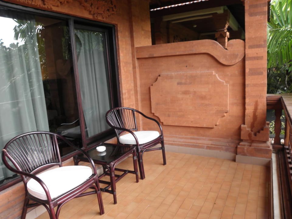 Balkon von Gardenwingzimmer Puri Santrian