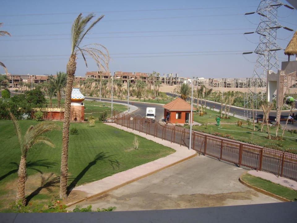 Aussicht vom Balkon Pickalbatros Alf Leila Wa Leila Resort - Neverland Hurghada