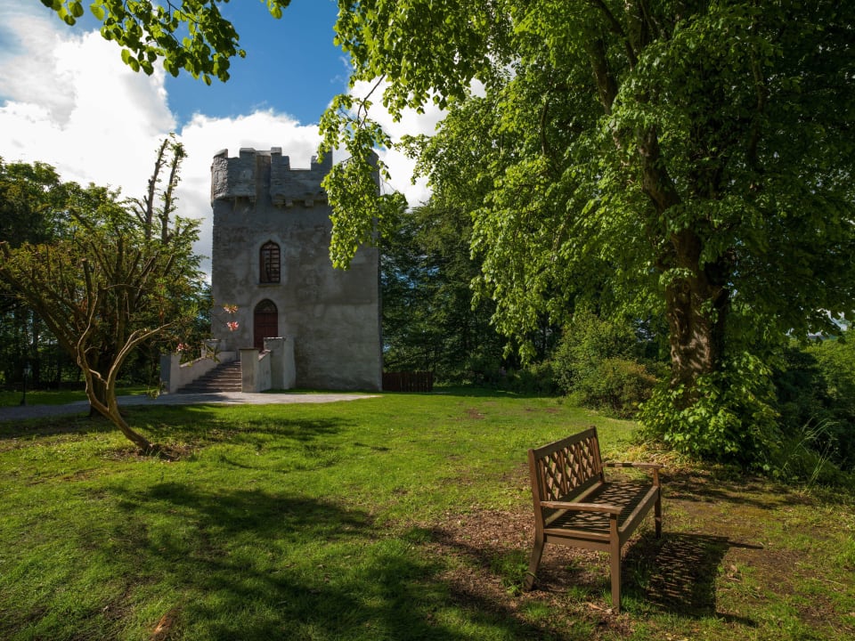 12th century Dunloe Castle on hotel grounds The Dunloe Hotel & Gardens