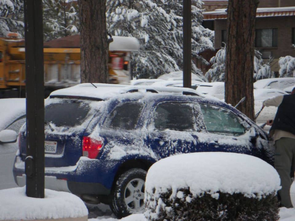 Viel Schnee! The Grand Hotel at the Grand Canyon