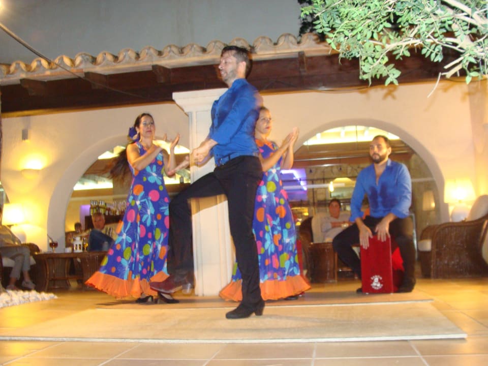 Flamencoshow an der Bar Lago Garden
