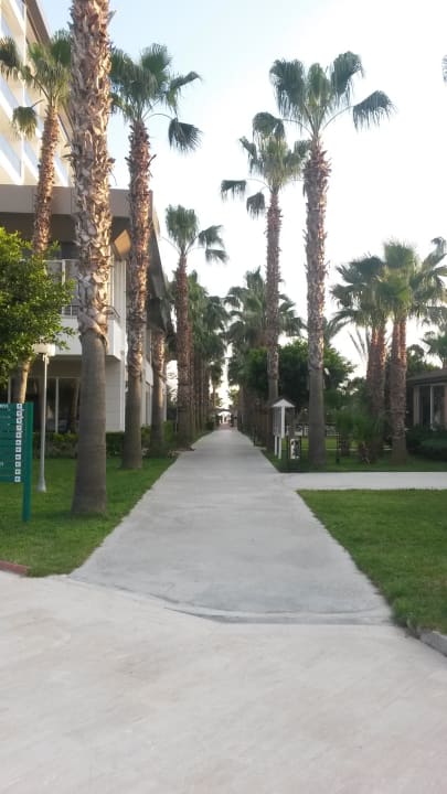 Weg zum Strand Hotel Royal Garden Beach