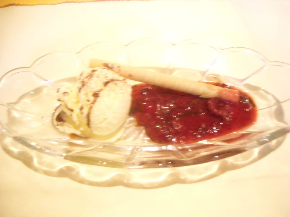Nachspeise Topp Garni Hotel Zwickau-Mosel