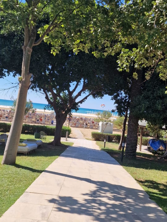 Gartenanlage Sunis Kumköy Beach Resort Hotel & Spa