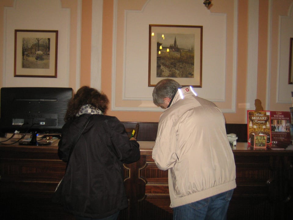 Rezeption Hotel Atlanta