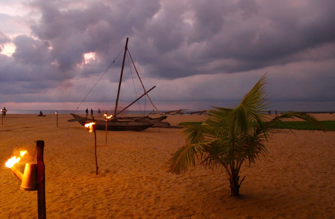 Am Abend  Hotel Jetwing Beach