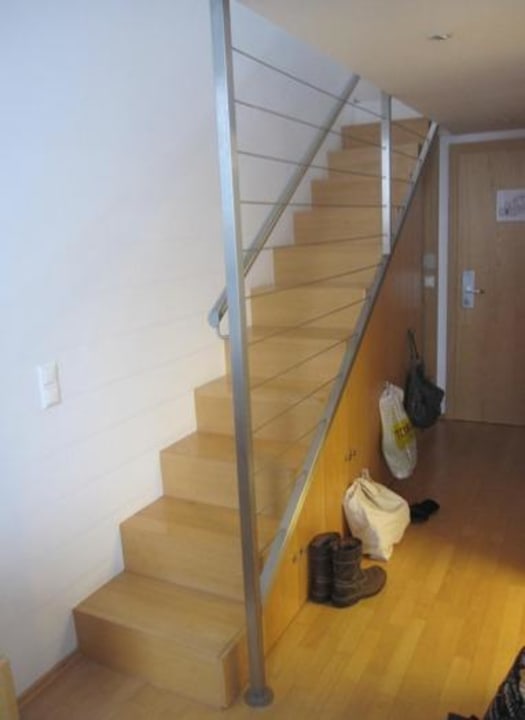 Treppe nach oben Hotel Oberhofer